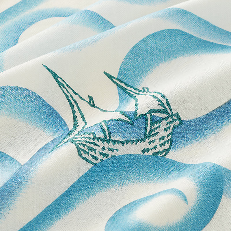 L'Appel du Large shawl 140 | Hermès Saudi Arabia